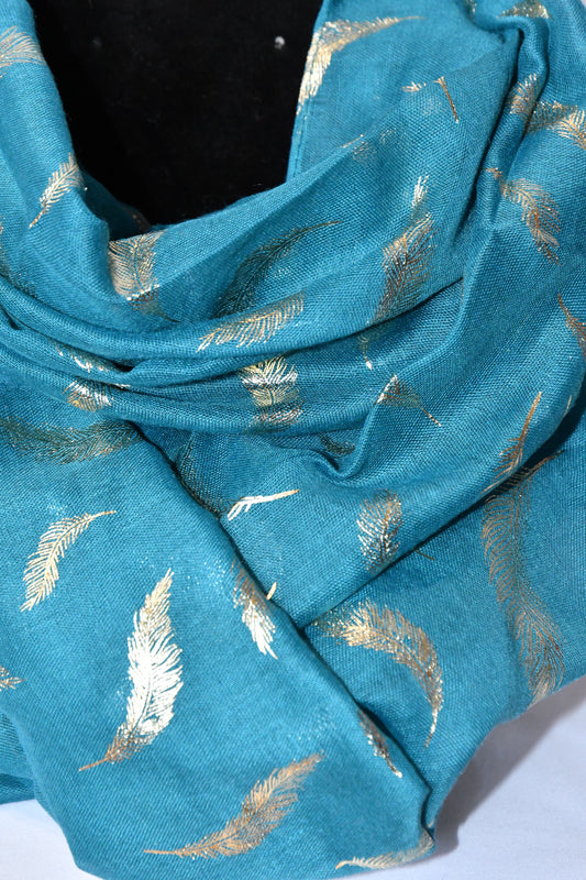 Foulard plume OR